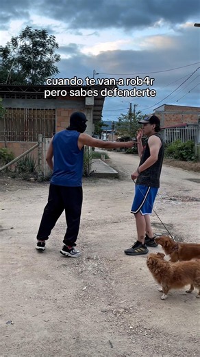 when you're about to get robbed but know how to defend yourself #humor #shorts