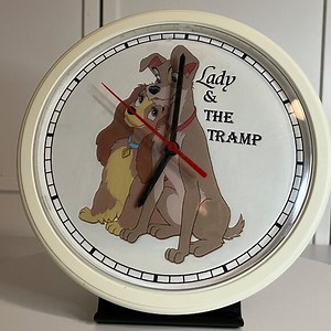 Disney Lady & The Tramp Wall Clock