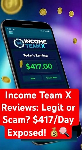 Income Team X Reviews: Legit or Scam? $417/Day Exposed! 💰🔍