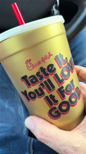 Ope. I did find a little ticket inside…😳😵‍💫#ChickFilA #GoldenCup #WhatIsThis #fyp