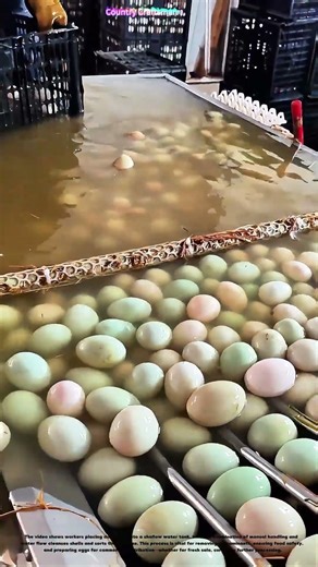 Washing & Sorting: How Water Transforms Duck Eggs into Market - Ready Goods