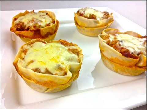 LASAGNA CUPCAKES