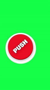 4K 3D animation of a push button with a green screen background, perfect for technology, user interfaces, app design, interactive media, and digital projects requiring high quality visual