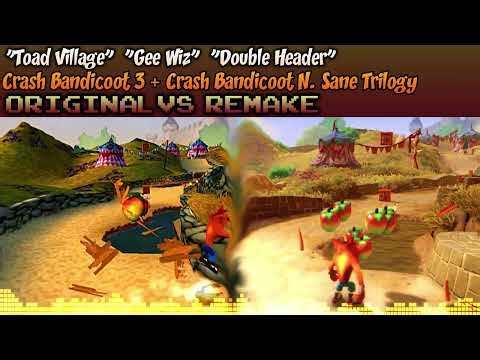 ♦ [Original + N Sane Trilogy] Crash 3 MASHUP — Toad Village, Gee Wiz, Double Header