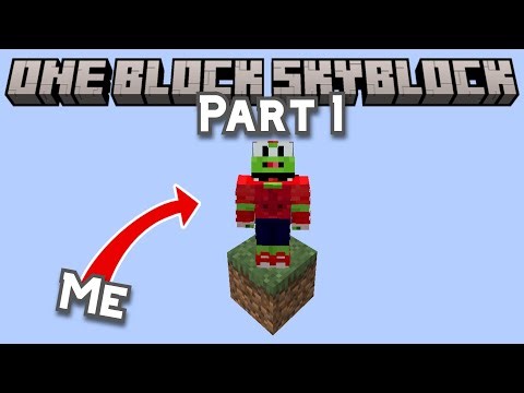 Minecraft One Block Skyblock: Part 1
