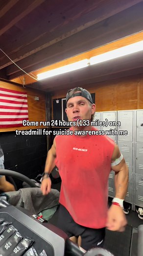 1st Annual 24 hours on the treadmill for suicide awareness. Maybe next year i’ll get the mile by mile 🤣 Love you guys. You’re loved and your story matters. KEEP GOING. Love you ALL ❤️👊🏻 I’ll see you all on the treadmill in 2027! #fyp #explore #runners #run #running
