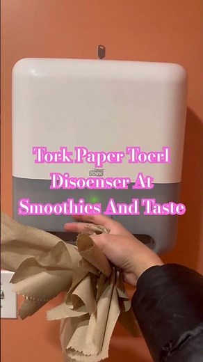 Tork Paper Towel Dispenser At Smoothies And Taste