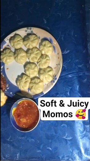 Easy Veg Momos Recipe 😍 | Street Style Momos at Home | Soft & Juicy Momos #Shorts