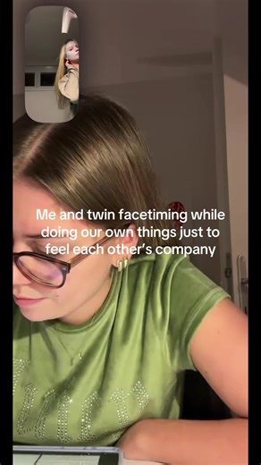 Cherishing Moments with My Twin on Video Call