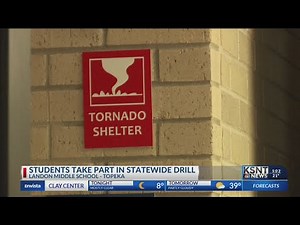 School tornado drill