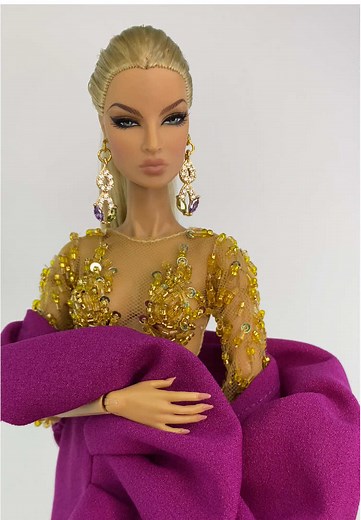 Traje de Noche de Miss Doll Guatemala para Miss Doll Universo