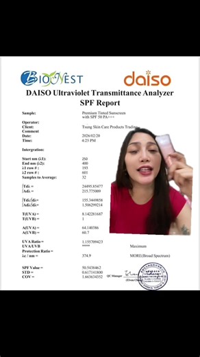 Ms Tsung Tinted Sunscreen SPF Review