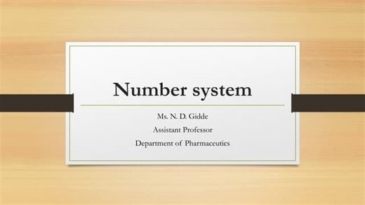 Number System in Pharmacy: Computer Applications Explained | Nikita Gidde posted on the topic | LinkedIn