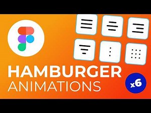 6 Amazing Menu Button Animation in Figma | Tutorial