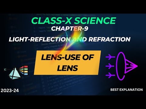 Light- Refraction I Chapter 9 | Lens - Use of lenses | Class 10 Science