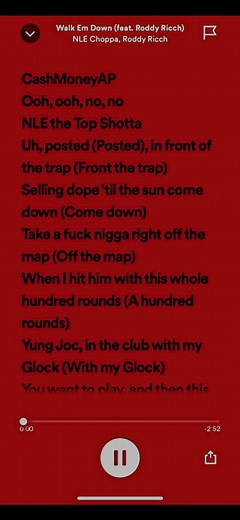 #CapCut #fyp #viral #abcxyz #lyrics #walkemdown #nlechoppa #fypシ゚viral | walk em down nle choppa