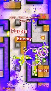 PURPLE HUNTER ASSASSIN 🐛🎮 SLOW MOTION 💯 #viral #gameskhelkarpaisekai #games #hunterassassinshorts