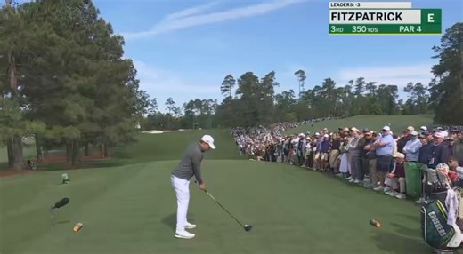 Matt Fitzpatrick's One-In-a-Million Shot At The Masters Landed In The Most Unexpected Place [VIDEO]
