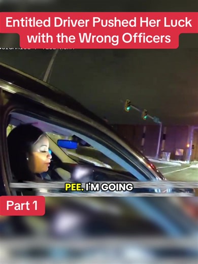 Entitled Driver Pushed Her Luck with the Wrong Officers #cops #police #copsusa🚔🇺🇸 #policeofficer #foryou