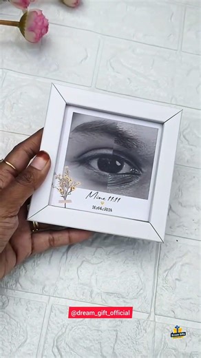 Eye Print Love Frame Gift✨(Surprise gifts to your Loved One)👉Dm For Order:9626103246, 9360764171👍🥰