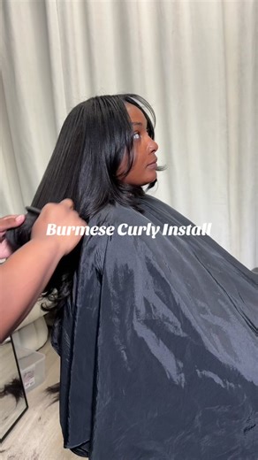 Burmese Curly Hair Install for Soft and Flowy Styles