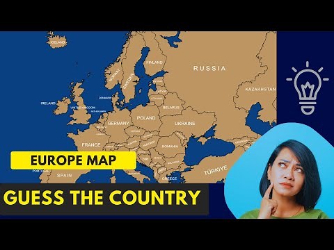 Guess The Country through Map - Europe Map Quiz
