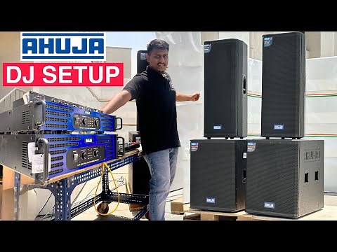 Ahuja Dj Setup 2 Top,2 Bass,Dj Amplifier With Price नाम ही काफ़ी है।