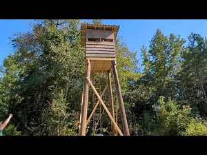 One GIANT Deer Stand; PART 2 (How To Build AWESOME Deer Stands!!!)