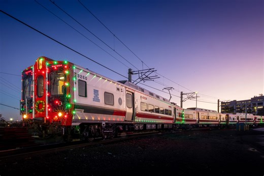 ‘Joy, beauty, and lights’: Metro-North debuts holiday train for festive rides