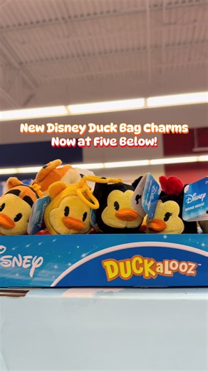New Disney Duck Bag Charms at Five Below