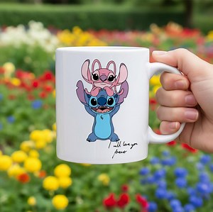 Cute Alien Couple Mug Design | Stitch Inspired Pink & Blue Cartoon | Funny Coffee Mug PNG | Printable Mug Design | Digital Download - Etsy