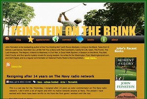 Potomac’s John Feinstein Leaves Navy Radio