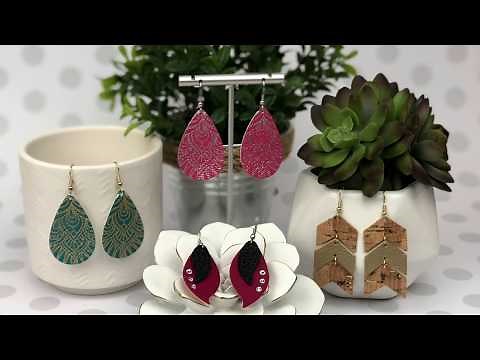 Handmade Leather Earrings (Advanced Techniques)