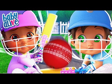 Charlie Strikes Out The Babies! 👶 BRAND NEW Baby Alive Episodes 🏏 Family Kids Cartoons
