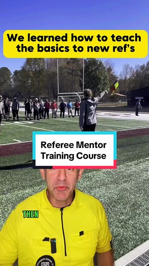 #CapCut I am about 2/3 through my referee mentor certification training. My last two steps will be leading a video analysis session and providing post game. Mentor feedback. I’m really excited about working with new referees and getting them prepared for the challenges. Enjoy that they will experience in the years ahead. #soccer #football #futbol #referee #refsneedlovetoo ##usys##usyssoccer##georgiasoccer##georgia@@USYouthSoccer