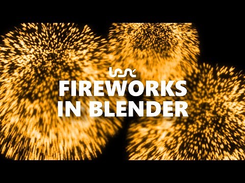 How to Make Fireworks in Blender (Tutorial)