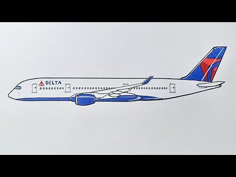 How to Draw an Airbus A350
