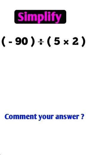 Simple Algebra Math Test ? l #maths #algebra #test #quiz