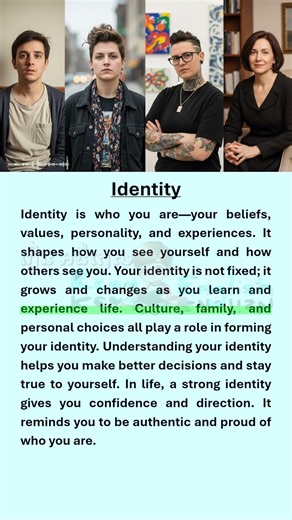 Identity #listen #education #motivation #learning #english #knowledge