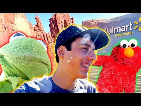 Elmo Goes To Walmart and GETTING CACTUS STUCK IN FOOT