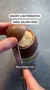 #butterscotch #angeldelight #biscoff #filledeggs #eastereggs #chocolate #easterfun #whattobake #funnybaking #cakelol #thecaketoonist | The Caketoonist