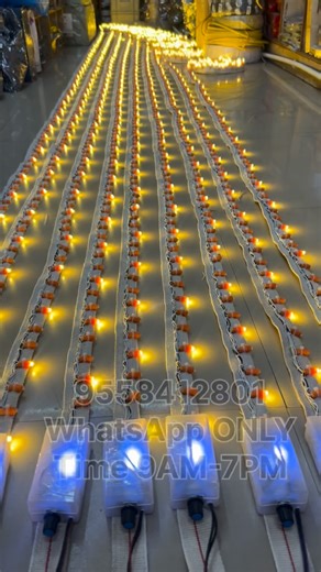 MATAJI ELECTRIC PIXEL LIGHTING on Instagram: "40FEET 300Bulb Warm white single colour belt"
