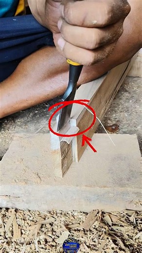 This Chisel Trick Creates Super Tight Wood Joints! (Hand Tool Woodworking Tip)