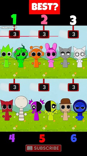 Sprunki Red Light Green Light Big Pack Challenge #sprunki #shorts #animation | Naptoon gaming