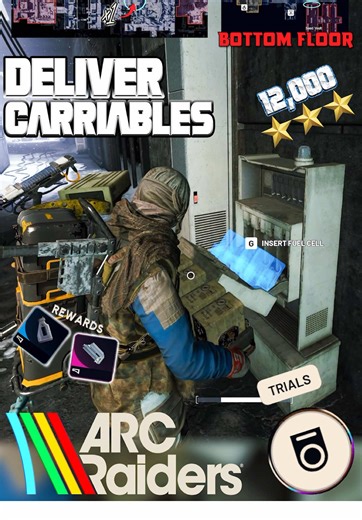 EASY 3 Stars “Deliver Carriables” trial in Arc Raiders 🔥🔥 max points you can get is 12,000 (some people have gotten 13,000 with a bugged carriable that gave double xp but this rarely happens) #arcraiders #gaming Arc raiders Arc raiders tips Arc raiders tricks Arc raiders gameplay Arc raiders weapon Arc raiders best loot Arc raiders loot Arc raiders map Arc raiders queen Arc raiders legendary Arc Raiders Trials