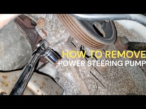 How to Remove Power Steering Pump for Mazda CX9 - 3.7 V6 - Tips to Get it out Easier.