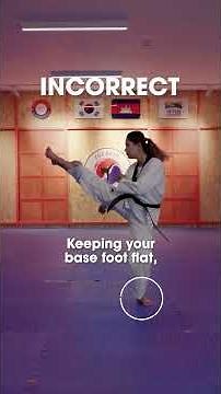 Master the Roundhouse Kick, Dollyo Chagi.