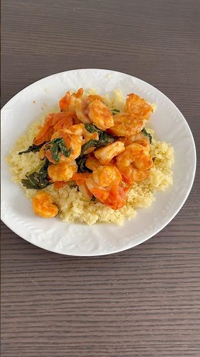 Mediterranean Shrimp Couscous Dinner In 20 Minutes!