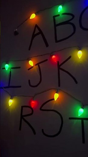 Our very own Stranger Things inspired Alphabet Wall