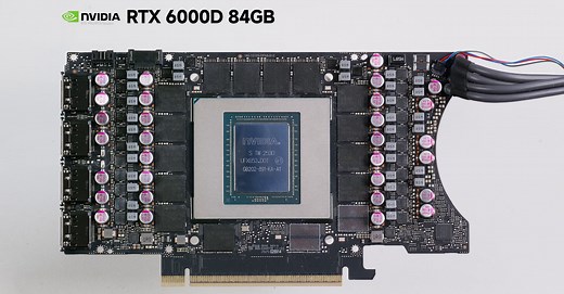 NVIDIA RTX 6000D with 84GB GDDR7 memory appears in first teardown video - VideoCardz.com